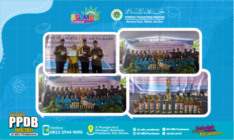 SD Muhammadiyah MBS Prambanan Raih Juara Umum MTQ 2025 Tingkat Kapanewon Prambanan